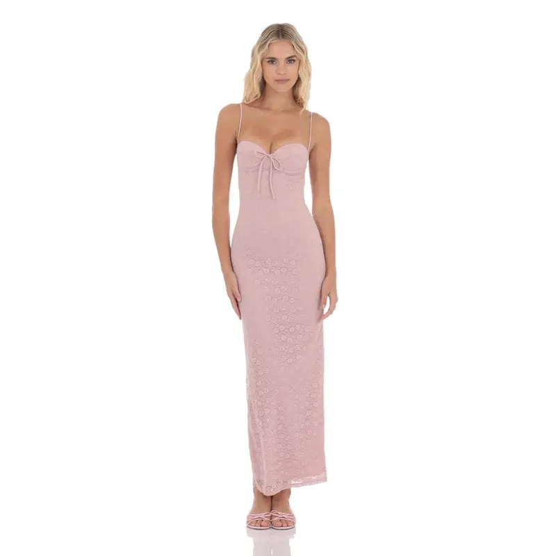 white christmas dresses Inflorescence Blush Pink Mesh Floral Bardot Maternity Maxi Dress – Club L  London main image 0