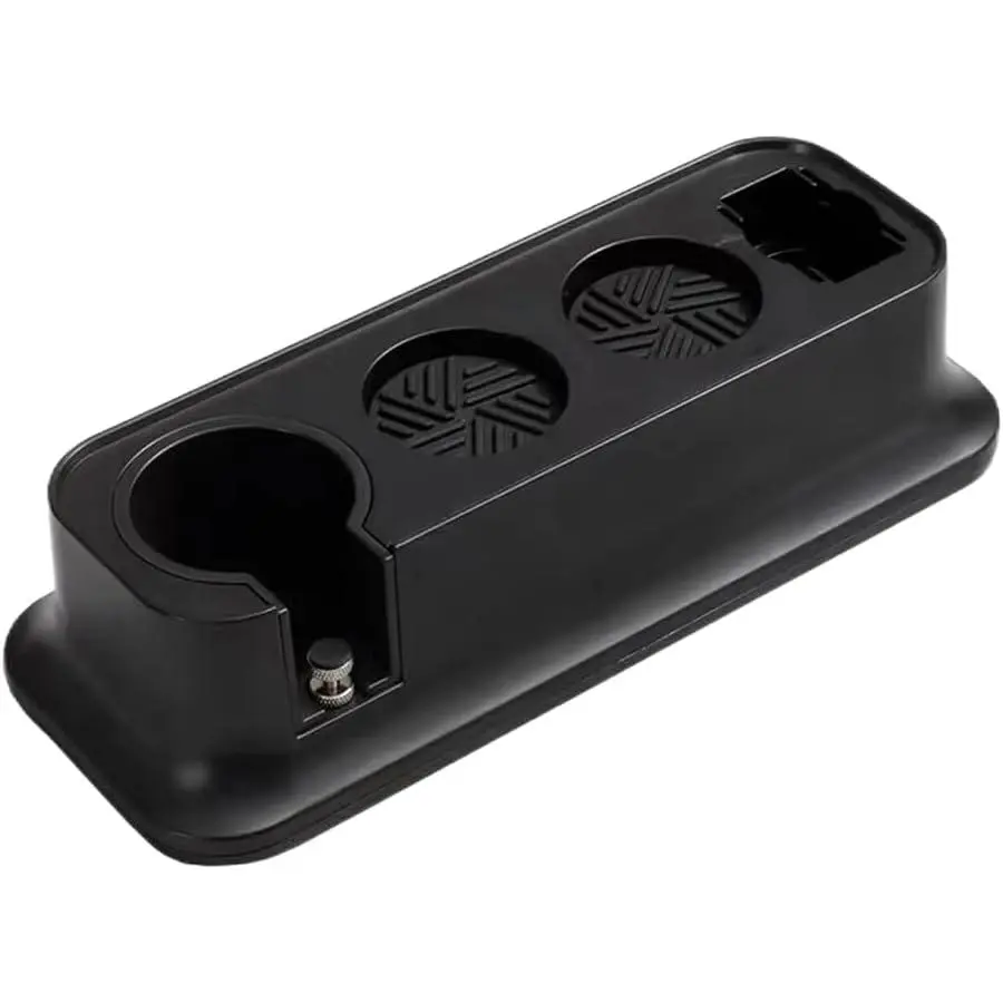 Espresso Tamper Station Coffee Tamper Stand Suitable for 51/54/58mm Portable Filters, Safe Plastic 4-Hole Coffee Accessories Suitable for Portafilters Tamper Distributor