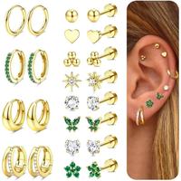 Gold Plated-Green CZ