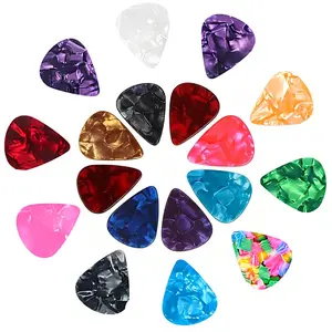 18/36/72pcs 0.5mm ABS Guitar Picks, Durable Smooth Plectrums for Acoustic Guitar, Electric Guitar, Bass & Ukulele, Professional Premium Musical Instrument Accessories for Practice, Performance, Recording