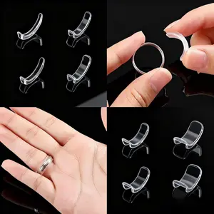 8 Piece Transparent Invisible Ring Adjuster Set, Spiral Spring Design, Super Fit, Anti-Drop, Protect Jewelry, Affordable Solution