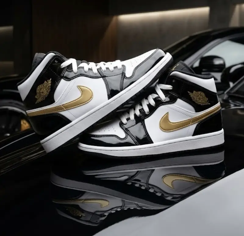 gold air jordan 1 - TikTok Shop display picture 1