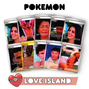 Love Island Pokemon Fan Gift - Choose from 9 Inclusive Styles - Hilarious Love Island Moments - Funny Gag Gift for Love Island Fans - Ace, Amaya, Austin, Huda, Jeremiah, Nik, Taylor, Zak from Love Island