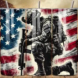 Military | 20oz sublimation transfer print out (TRANSFER ONLY, NOT A FINISHED TUMBLER)