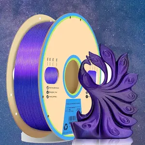 Laser Chameleon Night Glow Pla Filament 1.75mm High Precision ±0.02mm Rainbow Gloss Light Up Dark DIY Material Gift