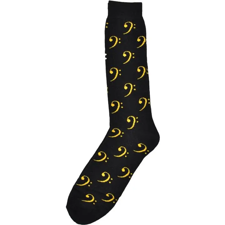 Men's Bass Clef Socks