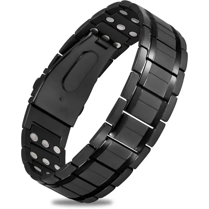 Black Square Magnetic Bracelet