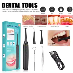 Teeth Cleaning Kit with Electric Plaque Remover – Dental Tools for Tartar, Calculus & Stain Removal at Home