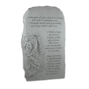 Kay Berry- Inc. 27320 I Thought Of You - Memorial - 23 Inches x 13.5 Inches x 5 Inches, Decor, Signs, Yard Sign