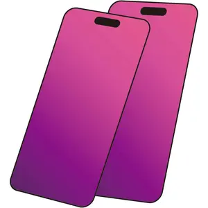 2 Pack Gradient Tempered Glass for  15 Pro Max  Screen Protector for  15 ProMax 6.7inch Anti Spy Anti Blue Light Eye Protection HD Ultra Clear Anti-Scratch Bubble Free