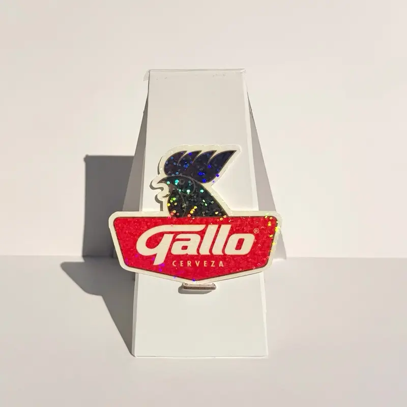 Gallo Cerveza Sticker 2 - Logo Pin for Beer Lovers
