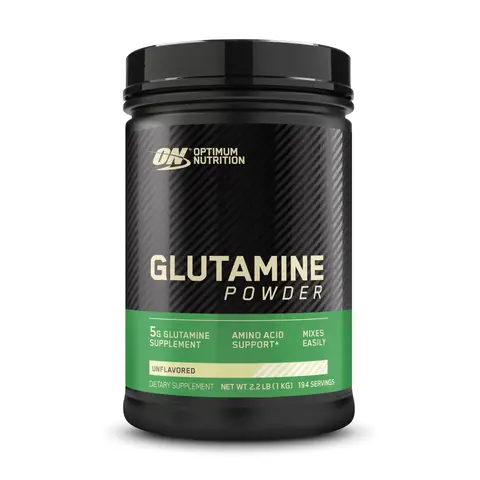 Optimum Nutrition L-Glutamine Muscle Recovery Protein Powder - 5g Pure L-Glutamine per Serving, Highly Concentrated, 24-Month Shelf Life, Instant Amino Dietary Supplement, Lean Muscle Booster for Adult Fitness & Healthcare Support