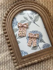 Pimento Olive Large Bow Studs