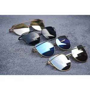 Adult double bridge metal aviators