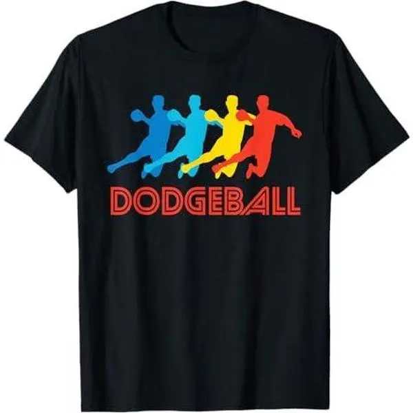 Dodgeball Player Retro Pop Art Dodgeball Graphic T-Shirt