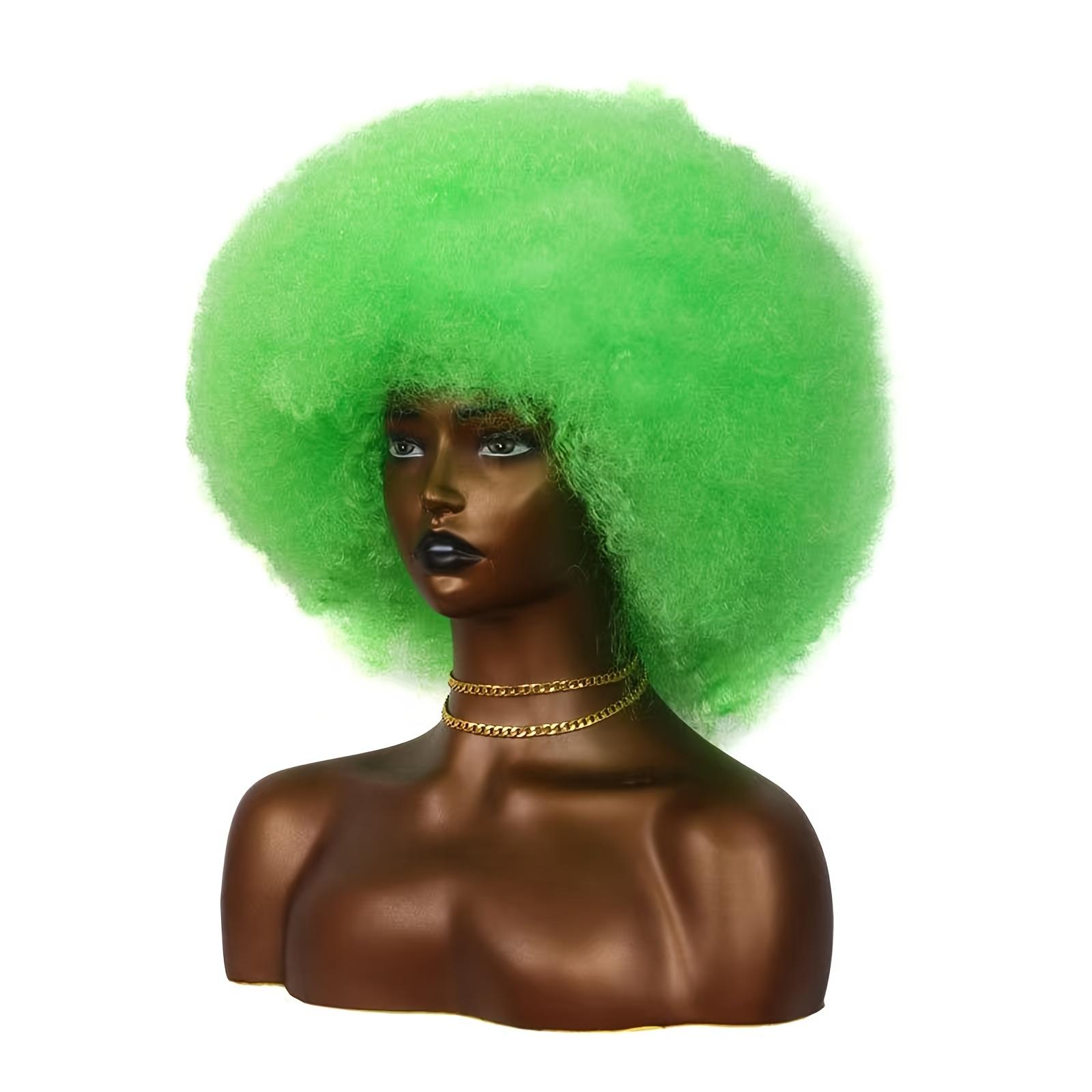 A Vintage 70S Afro-Style Curly Wig with Density, Featuring a Soft And Full Fluffy Look, Perfect for Parties And Cosplay