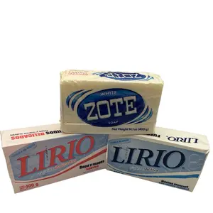 LIRIO-Tejidos Delicados Ropa y Mano d Suaves 400g/LIRIO-Fuerza Activa Maxima Blancura 400g/ZOTE-White Soap 400g-Jabons de Lavanderia-increíble quitamanchas, jabones en barra-amazing stain remover soap bar
