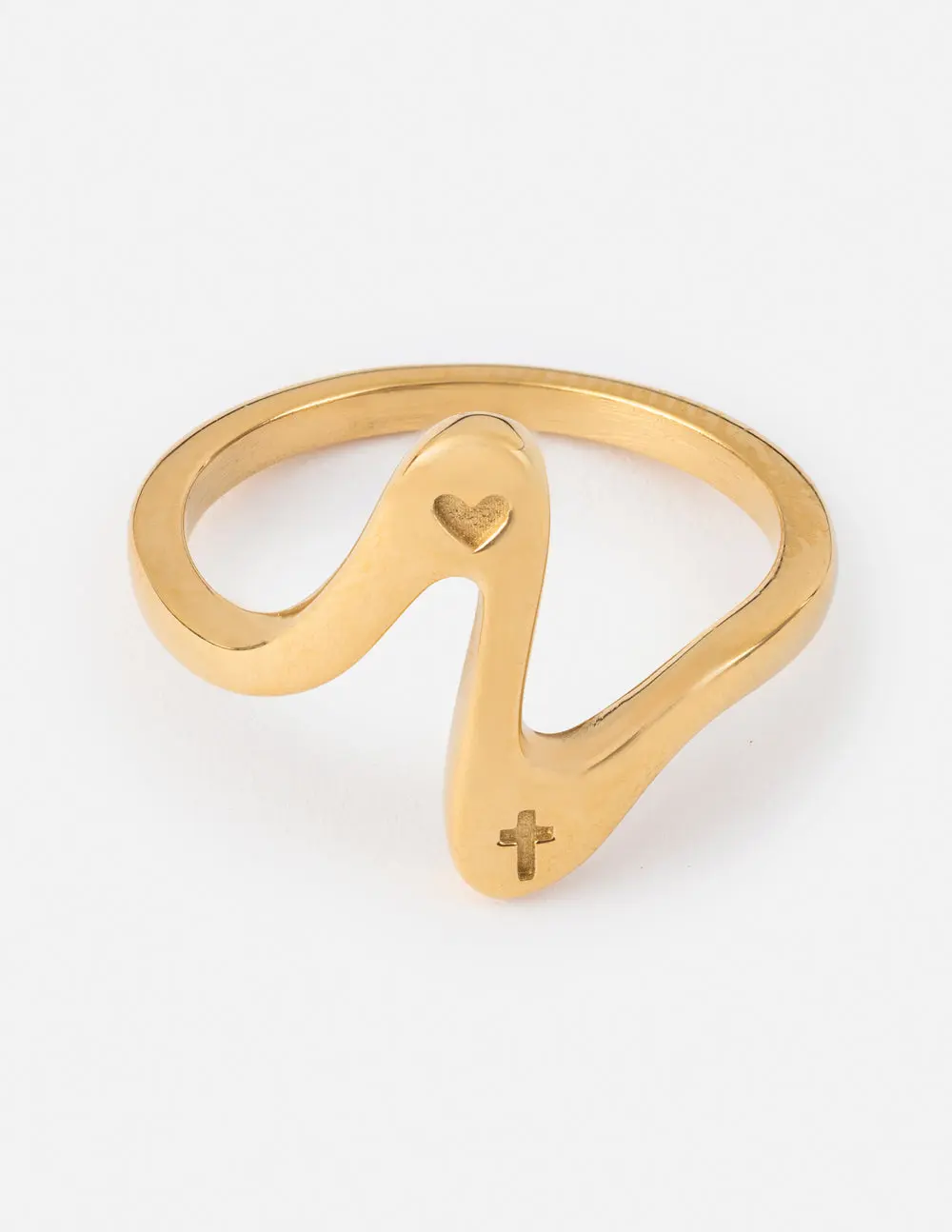 Wavy Heart Ring Wavy Heart Ring