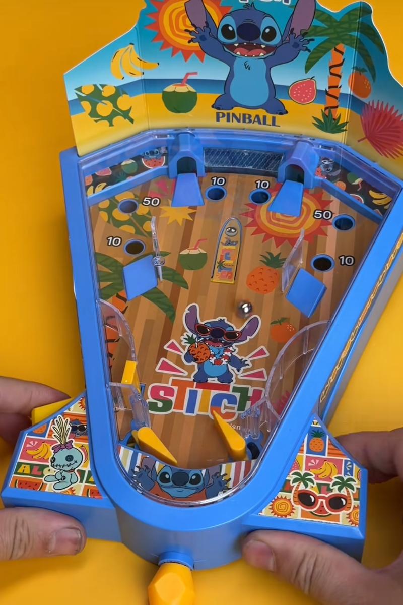 Marvel Mini Tabletop Pinball - Spidey and his Amazing Friends | Stitch | Transformers | Spider-Man with Working Paddles & Launcher Interactive Kids Toy Marvel Mini Tabletop Pinball - Spidey and his Amazing Friends | Stitch | Transformers | Spider-Man with Working Paddles & Launcher Interactive Kids Toy