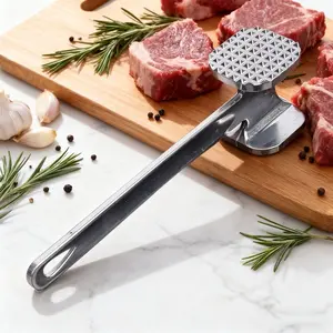 1pc Kitchen Meat Tenderizer Hammer, Steak Hammer, Beef Tenderizing Tool, Dual-Sided Meat Pounding Hammer, Home Use, Kitchen Small Tool