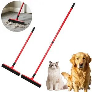 Household Pet Hair Removal Scraper Soft Rubber Dust Sweeper Efficient Cleaning Tool Multi Scene Practical Gift For Family Friends