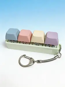 Keyboard Stress Relief Toy Keychain Pendant, Car Key Decoration Accessory, Detachable Key Ring Gift, Perfect Gift, Christmas Halloween Birthday Present