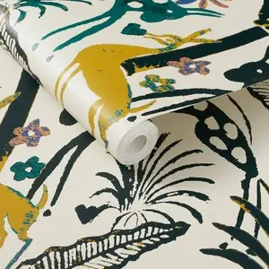 Fiesta Animals Peel and Stick Wallpaper Cream - Opalhouse designed with Jungalow Fiesta Animals Peel and Stick Wallpaper Cream - Opalhouse designed with Jungalow