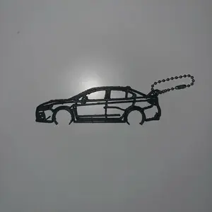 Subaru WRX Car Chains Key Chain with Key Ring