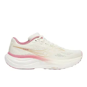 Saucony Womens Ride 19 Running Sneakers Shoes - Off White