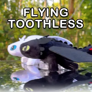 Toothless Car Exterior Decoration Wings Movable Roof Sunroof Decoration Figurine Motorcycle Helmet Toothless Car Exterior Decoration Wings Movable Roof Sunroof Decoration Figurine Motorcycle Helmet