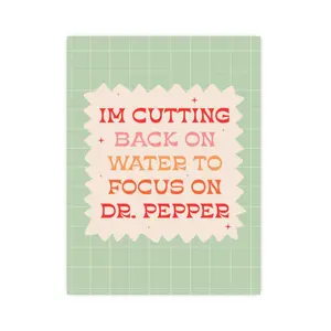 Dr. Pepper Print | Matte Vertical Poster
