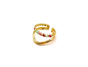 COLORFUL OIL DROP RINGS