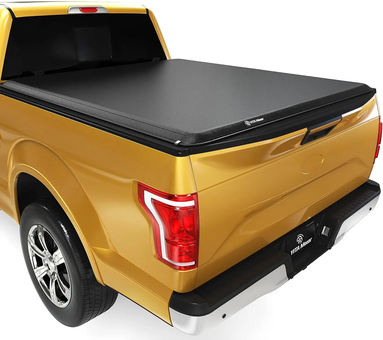 6.75ft Soft Roll Up Truck Bed Tonneau Cover Compatible with 2017-2025 Ford F-250 F-350 F250 F350 Super Duty, Styleside 6.75 ft Bed