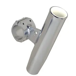 CE Smith  Aluminum Horizontal Clamp-On Rod Holder - 1.90 in. OD & Fits 1.5 in. Pipe