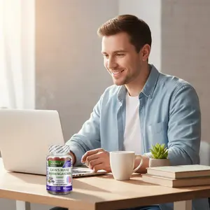 NOORUZ Ashwagandha, Lion’s Mane & Blueberry Gummies | Vegan Plant-Based Extracts | GMO-Free, Gluten-Free & Gelatin-Free | Cognitive & Memory Support