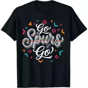Spurs Basketball Game Day Fan T-Shirt - Go Spurs Go!