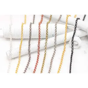 4mm Rolo Chain (Inside diameter 3.25mm) Sold by The Foot - CH 855