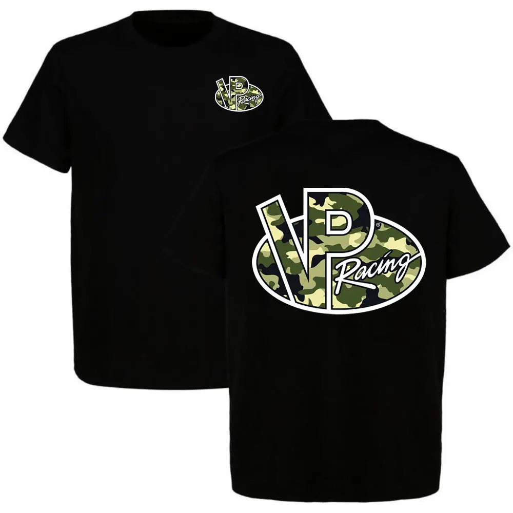 VP Racing Fuels Camo Logo Black T-Shirt | Motorsports Graphic Tee