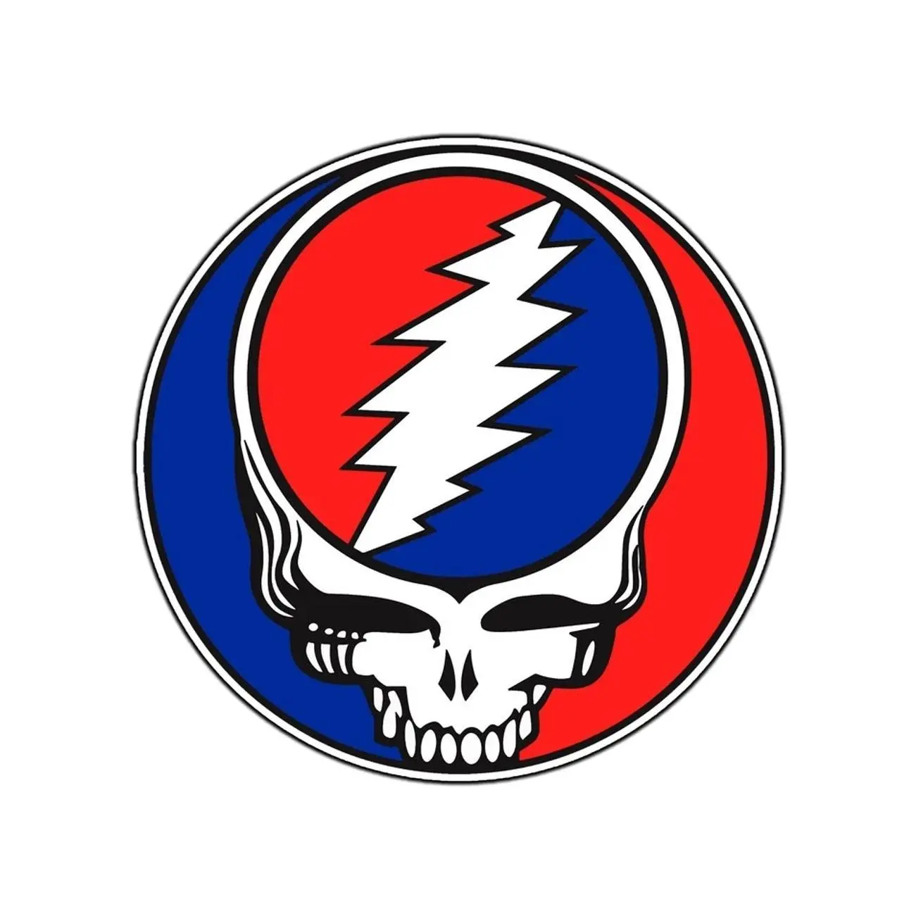 Grateful Dead Logo #1 Sticker Waterproof Vinyl Decal Die-Cut Laptop Car