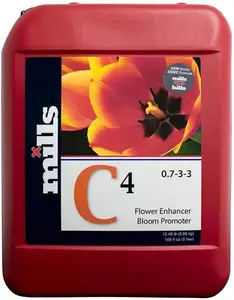 Mills Nutrients C4 (0.7-3-3) – 5L Bloom Accelerator for Flower Development