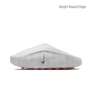Cream White Upper Orange Dot Outsole EVA Slip On Slides Hole Perforated Anti-Slip Platform Casual Bath Beach Sandals For Men Women Daily Wear