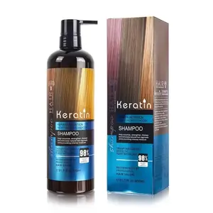 Keratin Enriched Shampoo - Sulfate and Paraben Free - Anti Frizz Treatment for Women and Men – Professional Salon Grade Repair Formula with Silk Protein for Dry, Frizzy Damaged and Color Treated