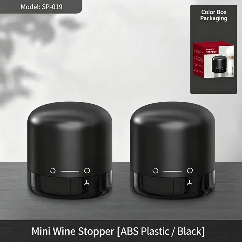 6PCS Mini Vacuum Wine Stopper Set-Perfect for Champagne, Wine, Red Wine, and Liquor. This sealing device features a built-in vacuum function, ensuring leakproof and reusable storage to keep your beverages fresh and enjoyable.