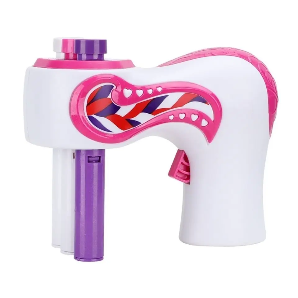 Automatic Twist Compact Electric Hair Braider - Lightweight, Heatless, Quick DIY Tool for Unisex Styling, All Hair Types, Children’s Lazy Looks, Birthday Gatherings with Automatic Twists Functionality, Hair Styling, Battery Powered