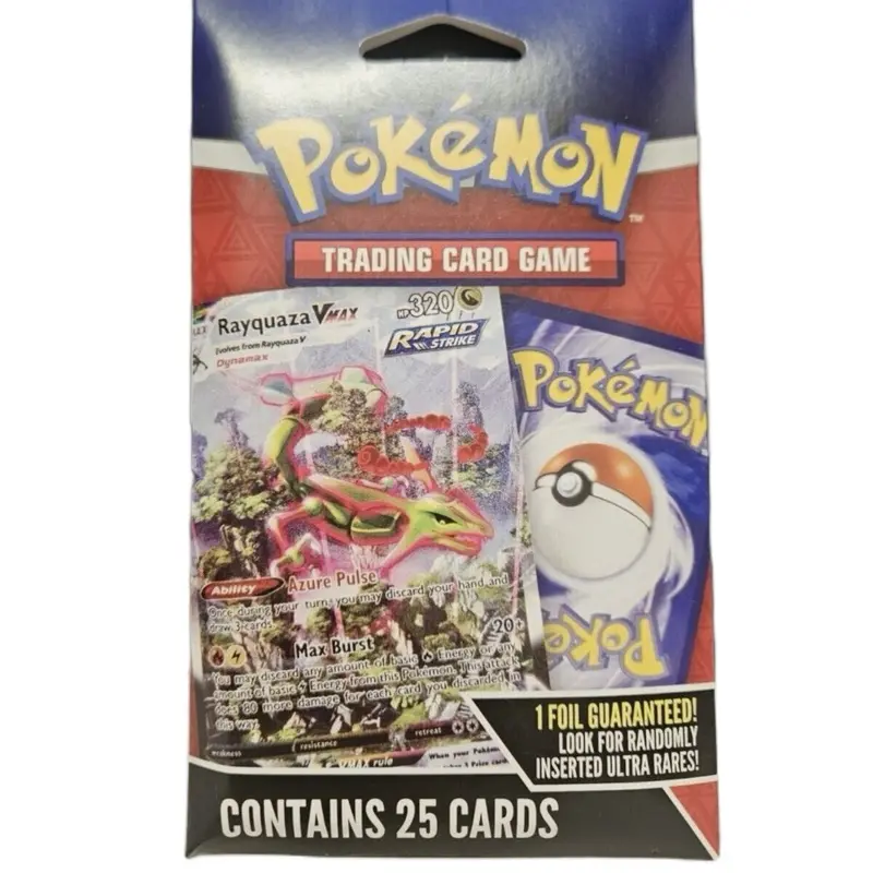 Pokemon TCG 25 Card Set - Rayquaza V, Max, and Future Passenger - Contains  25 Cards, 1 Fool for Random Inserts - TikTok Shop