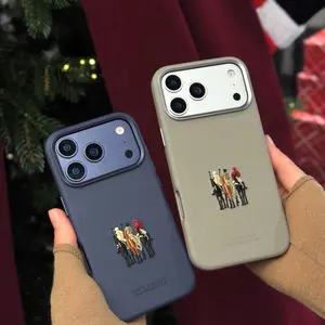 Santa Barbara Polo Justin Phone Case for iPhone 17 Series with Embroidered Horse Design and Soft Touch Material