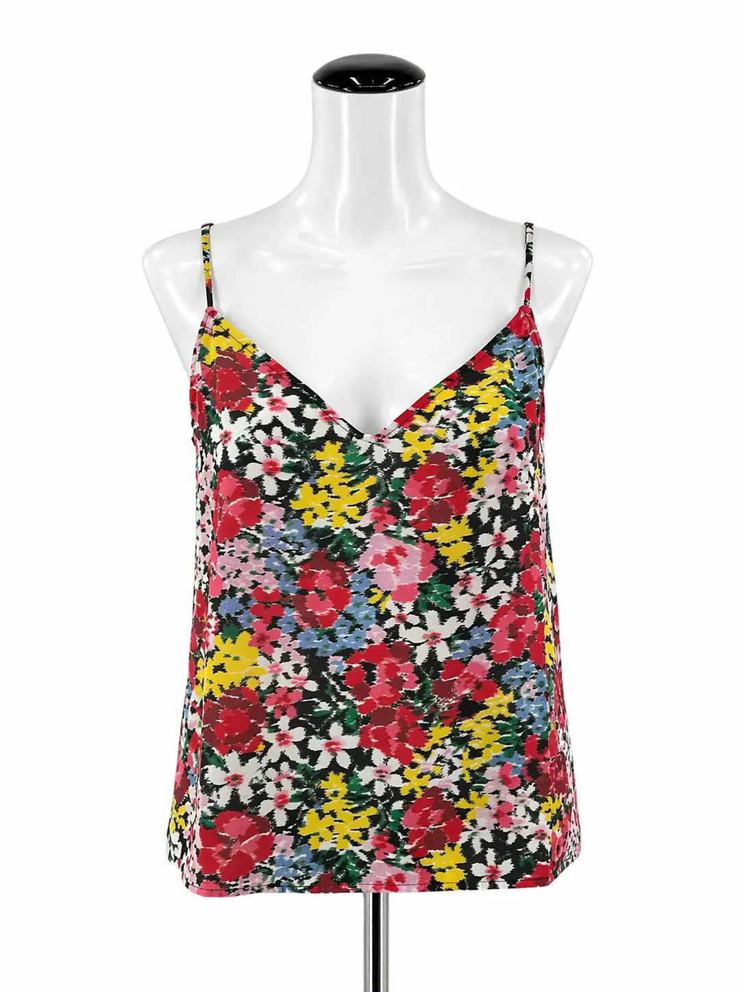 Boden Abstract Floral 100% Silk Cami Top Size 6