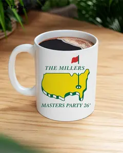 The Millers Masters Party 26' Mug For Family, Masters Golf Map Mug, Golf Lover Gift Mug, Coffee Accent Cub