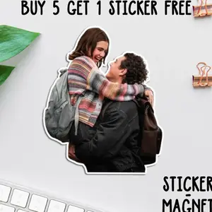 Garrett Graham & Hannah Wells Sticker, Dean John Tucker Logan Campus life  Stickers