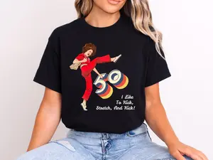 I'm 50 and I like to Kick, Sally O'Malley is 50 Shirt, 50th birthday gift, 50 year old, Funny Shirt, Meme
